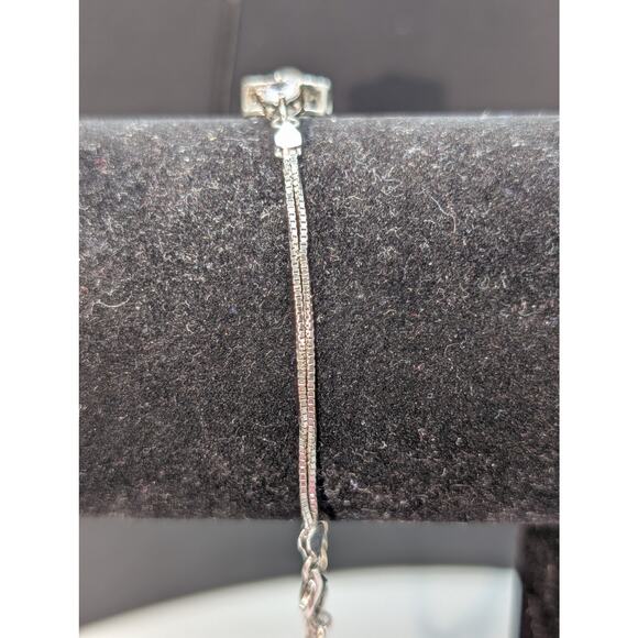 925 Sterling Silver 'I Love You' In 100 Languages Projection Bracelet - Picture 4 of 10